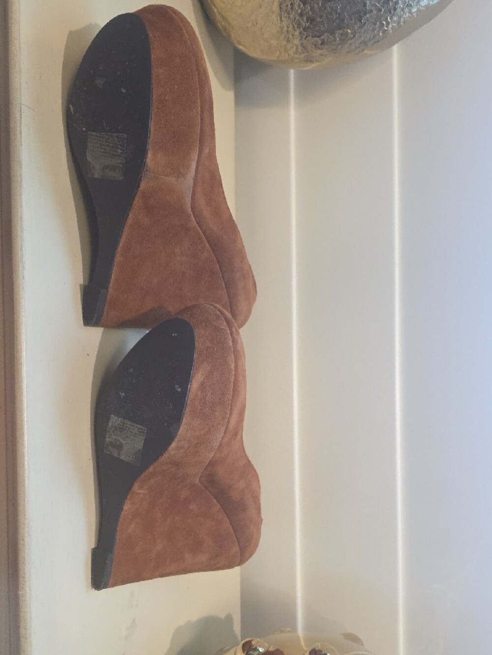Bakers Suede Tan Platform Pumps - Picture 5 of 5